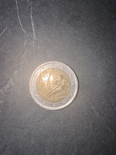 Moneta euro giochi invernali - moneta,