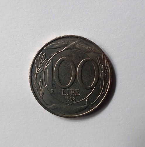 Moneta 100 lire - moneta,