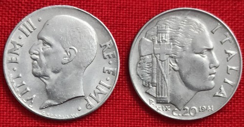 Italia moneta centesimi - moneta, 20