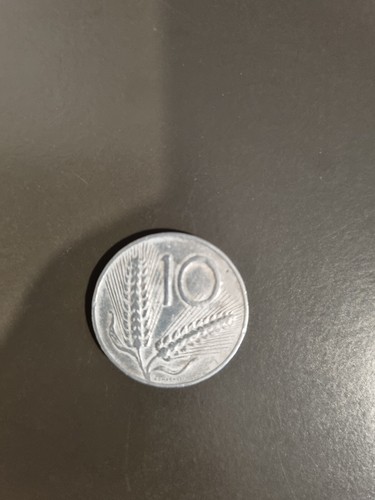 Moneta lire italiane spighe - moneta,