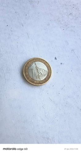 Moneta più spessa rara in - spessa,