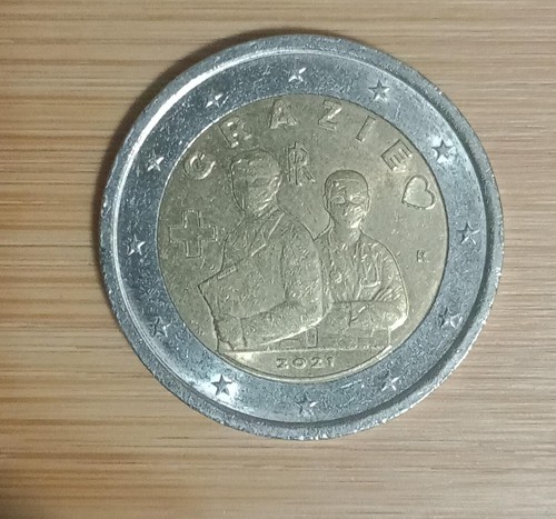 Moneta euro rara - da, 2