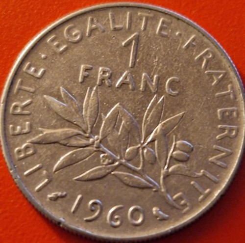 Francia moneta franco - moneta, 1