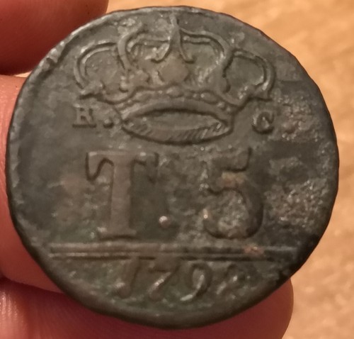Moneta tornesi 1798 napoli - 5, 1798,