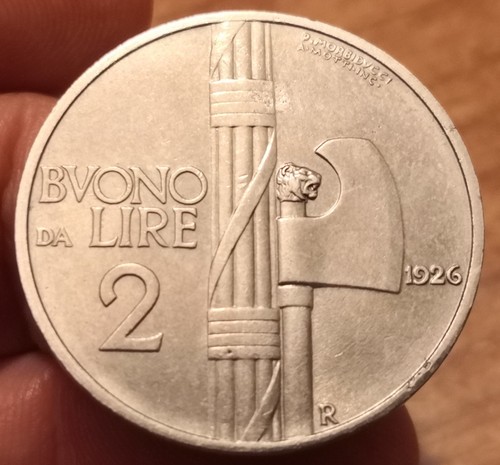 Moneta lire 1926 - moneta,