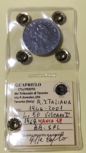 Moneta lire anno 1968 - moneta,