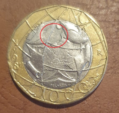 Moneta 1000 lire 1998 rara - moneta,