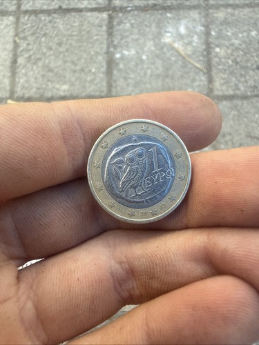Moneta euro grecia 2002 - un,