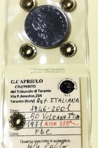 Moneta lire anno - moneta, 1971