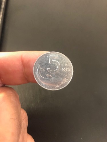 Moneta italia lire - da, 5