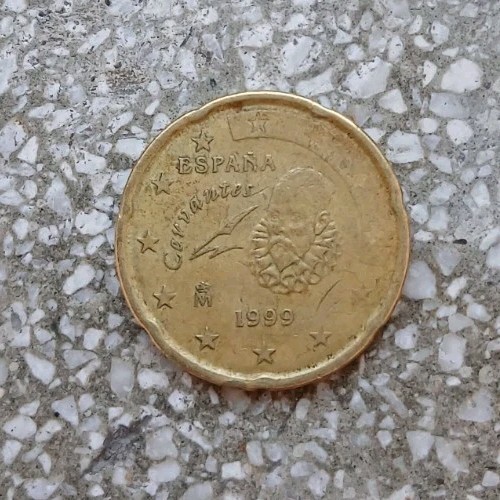Moneta rara cent - rara, spagna
