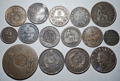 Lotto monete mondiali 800 - lotto, '800